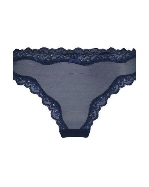 Hunkemöller String Hazel in het Blue
