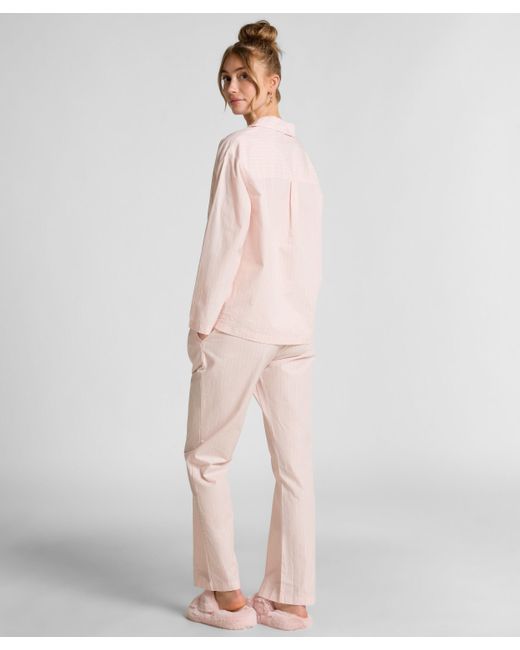 Top de pijama Algodón Poplin Hunkemöller de color Pink