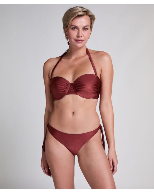 Hunkemöller Cheeky Bikinibroekje Dune in het Red