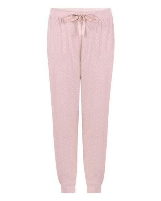 Hunkemöller Pink Jersey Pyjama Pants