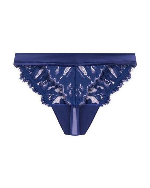 Hunkemöller Blue Grace Highleg String