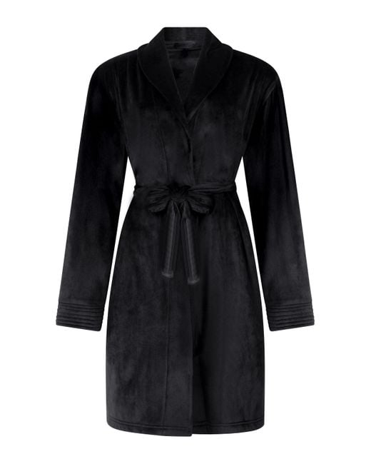 Albornoz Velours Hunkemöller de color Black