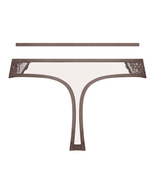 Hunkemöller Brown Wera Thong