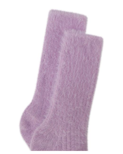 Hunkemöller Gray Fluffy Socks