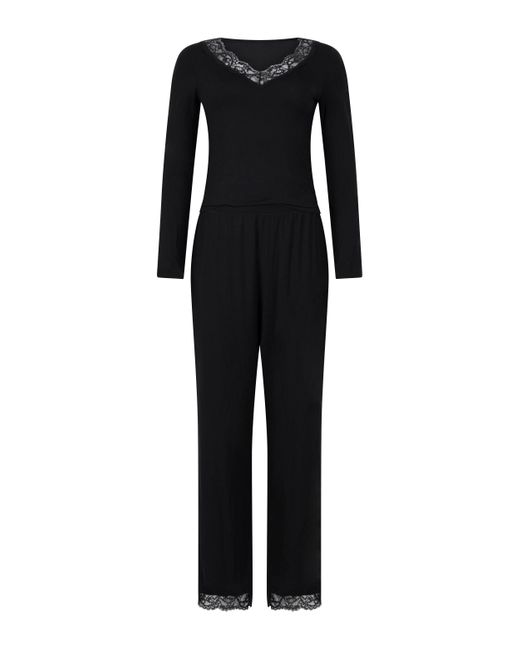 Conjunto de pijama Hunkemöller de color Black