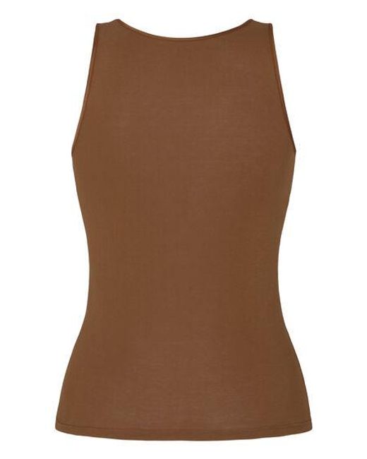 Hunkemöller Singlet Elevated Basic in het Brown