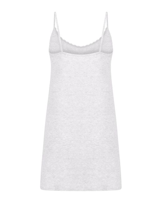 Hunkemöller Pointelle Slipdress in het White