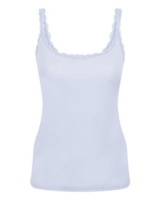 Hunkemöller Blue Pointelle Singlet