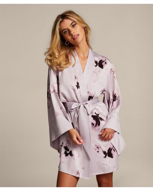 Kimono satin Hunkemöller en coloris Pink