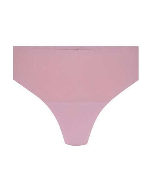 Hunkemöller Pink Lace Back Invisible Thong