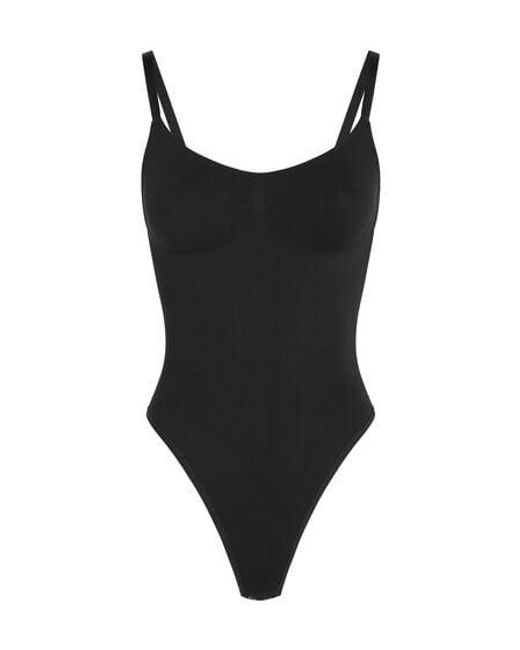 Hunkemöller Blue Seamless Enhancing High Leg Body