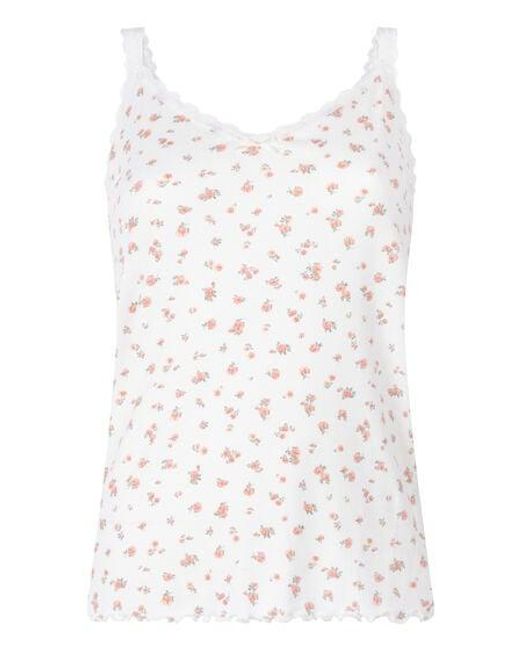 Hunkemöller Gray Ribbed Lace Cami