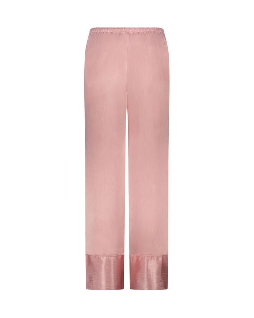 Hunkemöller Pink Satin Trousers