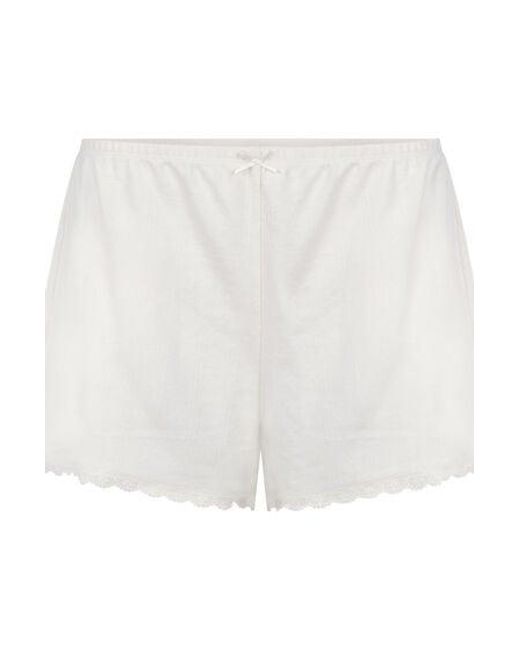 Hunkemöller White Pointelle Shorts