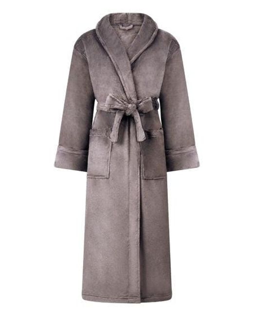 Hunkemöller Brown Soft Fleece Bathrobe