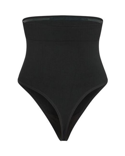 Hunkemöller Naadloze Corrigerend String Met Hoge Taille in het Blue