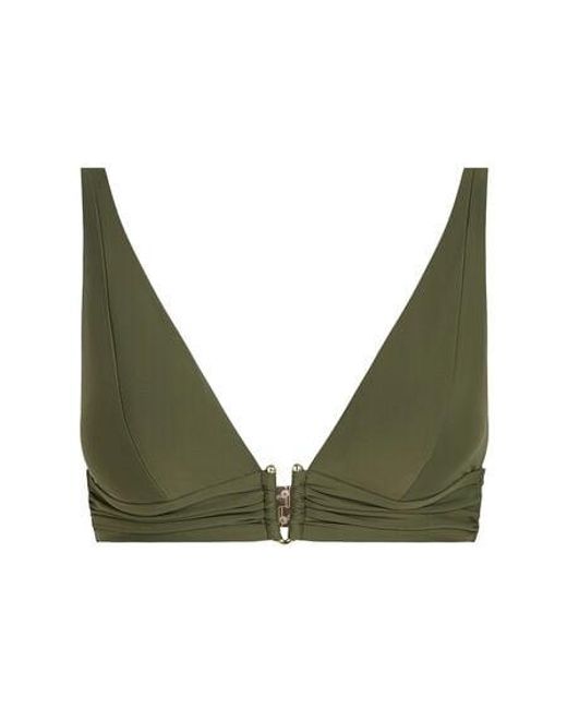 Hunkemöller Green Luna Triangle Bikini Top