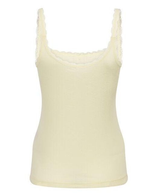 Hunkemöller Pointelle Singlet in het Yellow