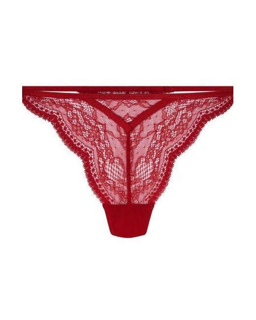 Hunkemöller String Isabelle in het Red