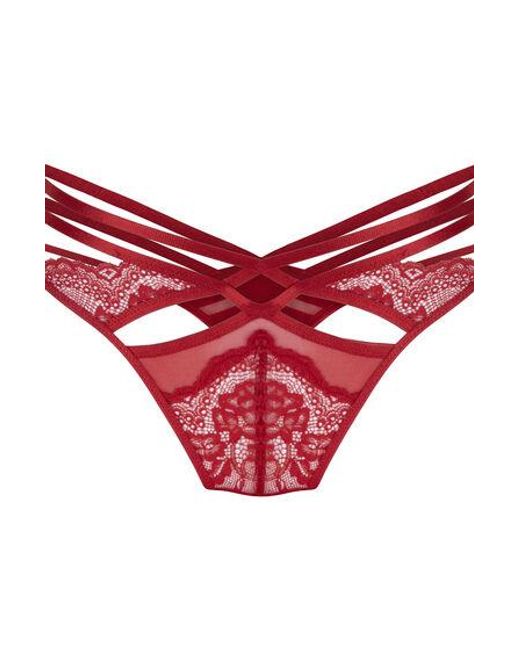 Hunkemöller Red Janine Thong