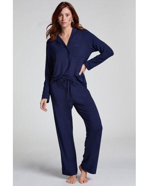 Hunkemöller Blue Essential Jersey Pants