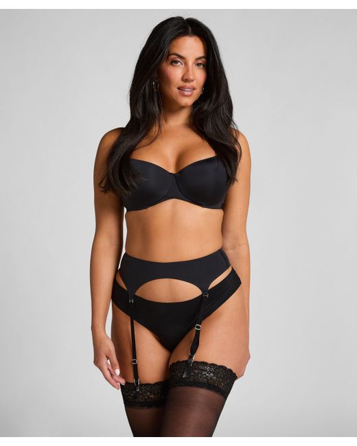 Hunkemöller Smooth Jarretels in het Black