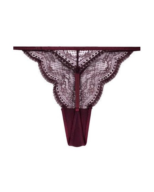 Hunkemöller String Isabelle in het Purple