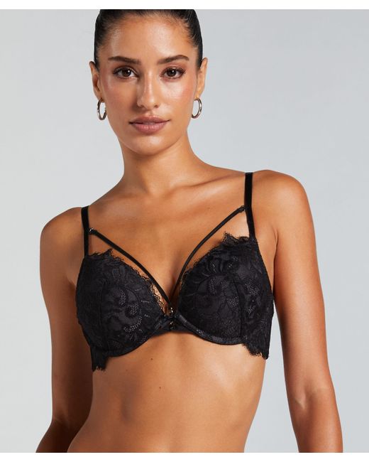 Hunkemöller Voorgevormde Maximizer Beugel Bh Char in het Black