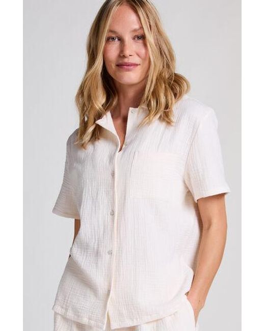 Hunkemöller Mousseline Jacket in het White