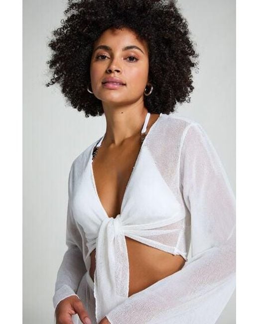 Hunkemöller White Beach Knit Top