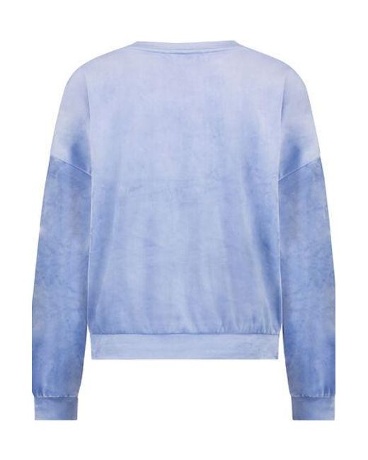Hunkemöller Blue Velours Top