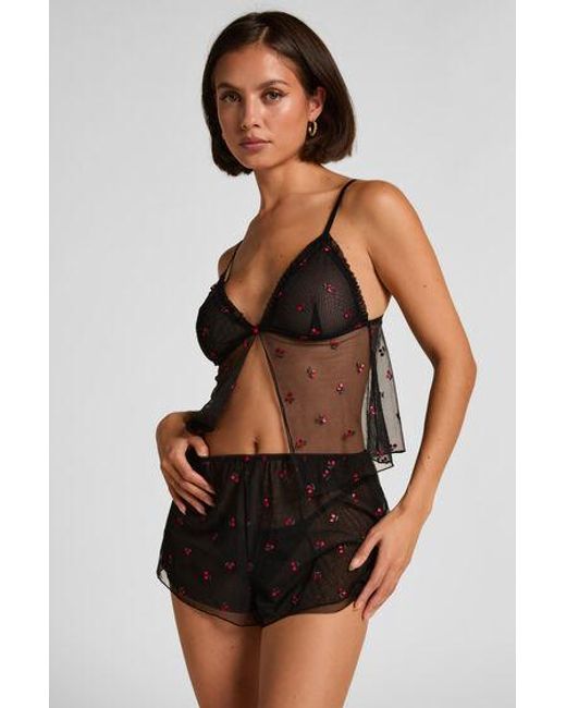 Hunkemöller Black Short Mesh Chelsey