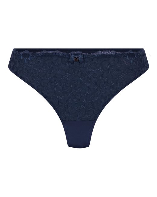 Hunkemöller Voorgevormde Push-up Beugel Bh Marine in het Blue