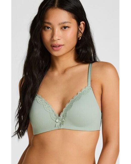 Hunkemöller Green Lola Padded Non-Wired Bra