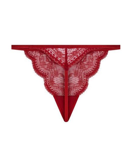 Hunkemöller String Isabelle in het Red