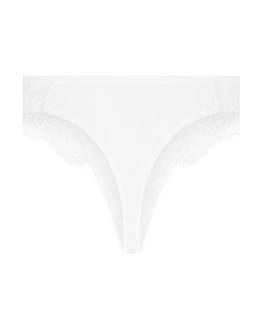 Hunkemöller White Daisy Thong