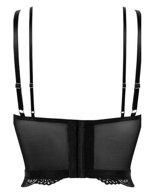Hunkemöller Voorgevormde Longline Push-up Beugel Bh Coco in het Black
