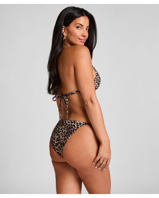 Top de bikini triangular Animalia Hunkemöller de color Brown