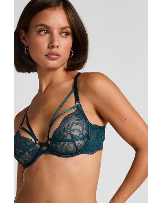Hunkemöller Blue Amel Non-Padded Underwired Bra