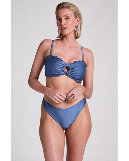 Hunkemöller Blue Sardinia Bikini Top