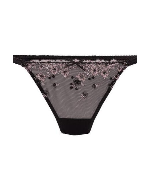 Hunkemöller Hoog Uitgesneden String Chloe in het Black