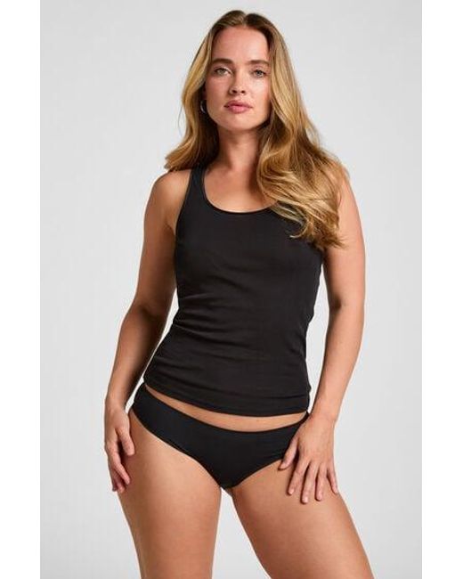 Hunkemöller Singlet Elevated Basic in het Black