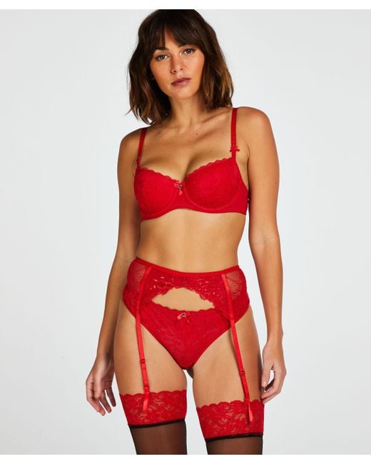 Hunkemöller Red Suspenders