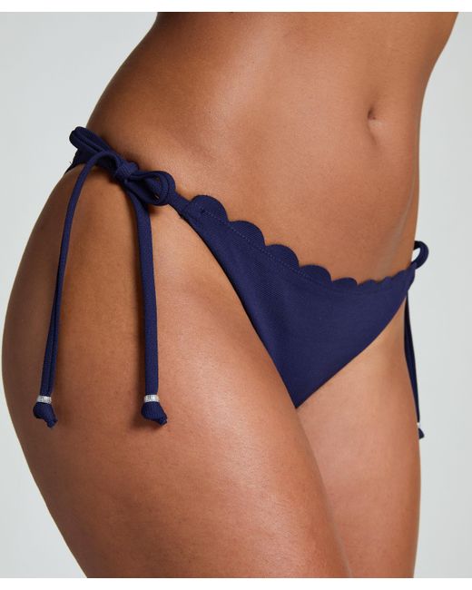 Hunkemöller Blue Vorgeformtes Push-up Bügel-Bikinitop Scallop Cup A - E