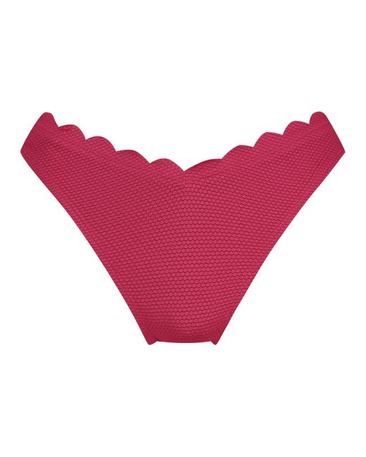 Braguita de Bikini de Corte Alto Scallop Hunkemöller de color Red