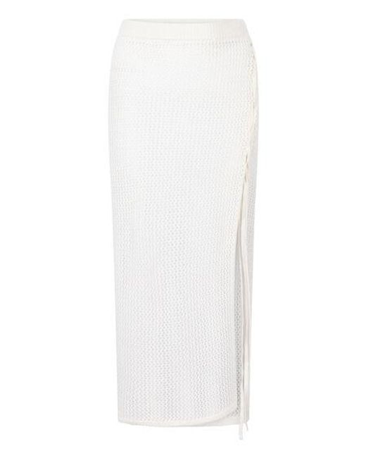Hunkemöller Crochet Midi-rok in het White