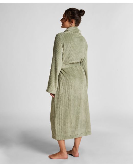 Hunkemöller Green Fleece-Bademantel