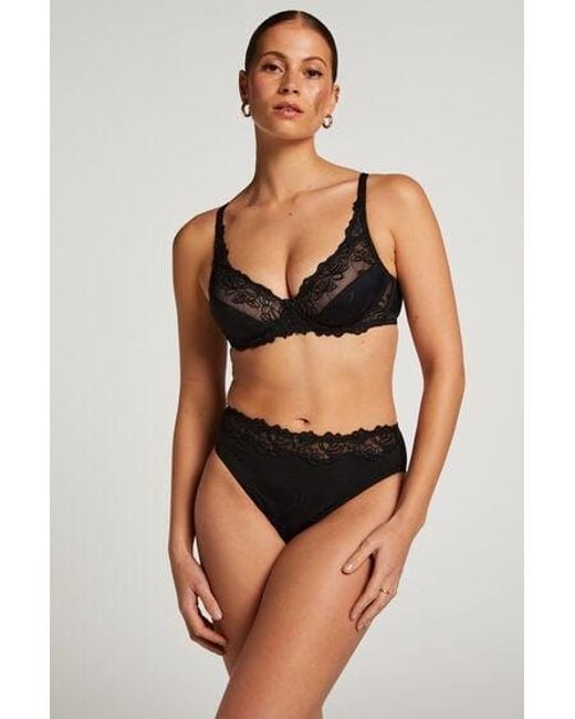 Hunkemöller Black Diva High Knickers