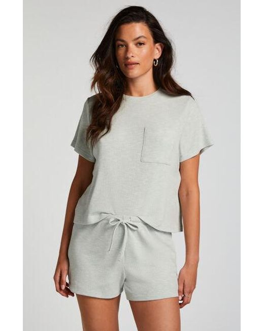 Hunkemöller White Rib Shorts