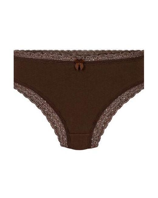 Hunkemöller Brown Georgia Cotton Brazilian